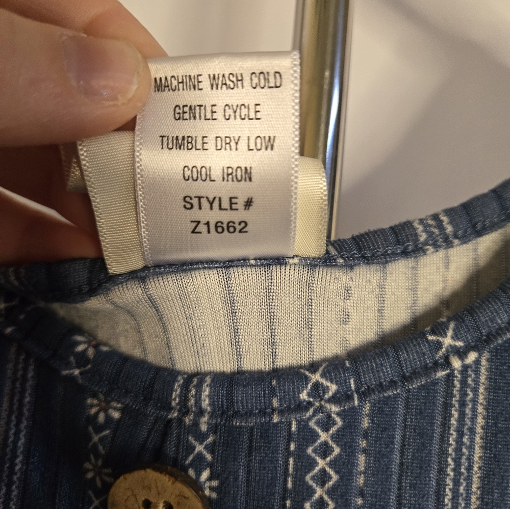Jenna & Jessie Girls Blue Striped Capri Romper Size 8 – - Picture 6 of 7